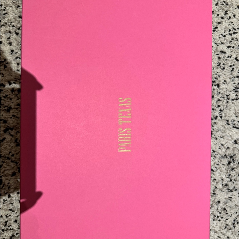 Paris Texas Pink Box with Gold Logo